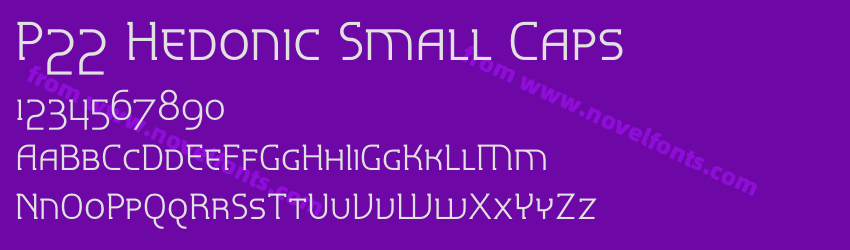 P22 Hedonic Small CapsPreview P22 Hedonic Small CapsPreview