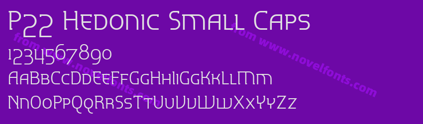 P22 Hedonic Small CapsPreview P22 Hedonic Small CapsPreview
