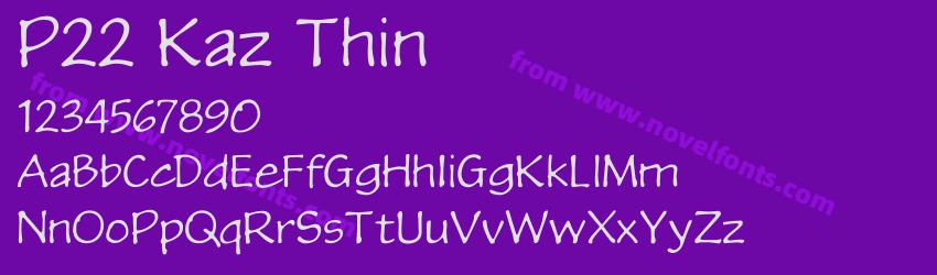 P22 Kaz ThinPreview P22 Kaz ThinPreview