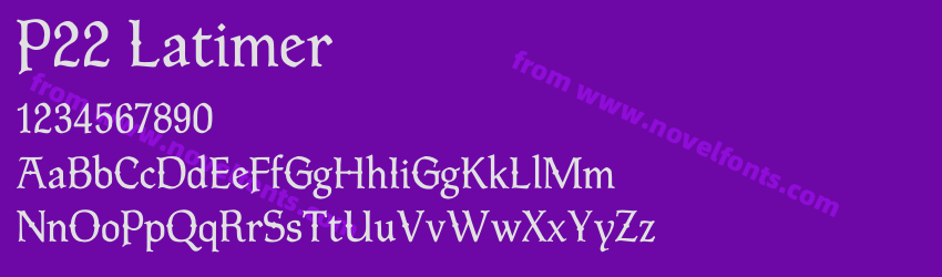 P22 LatimerPreview P22 LatimerPreview