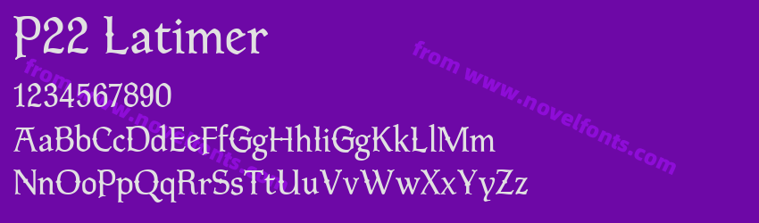 P22 LatimerPreview P22 LatimerPreview