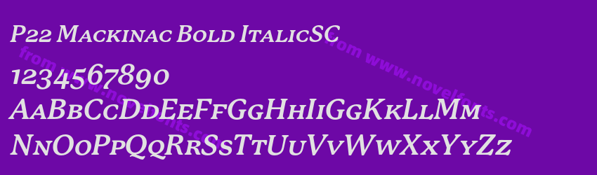 P22 Mackinac Bold ItalicSCPreview P22 Mackinac Bold ItalicSCPreview