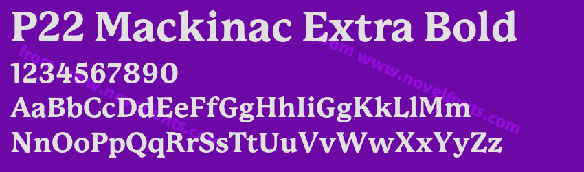 P22 Mackinac Extra BoldPreview P22 Mackinac Extra BoldPreview