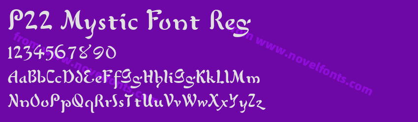 P22 Mystic Font RegPreview P22 Mystic Font RegPreview