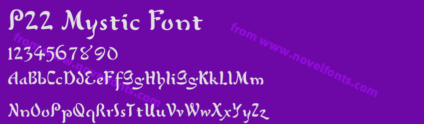 P22 Mystic FontPreview P22 Mystic FontPreview