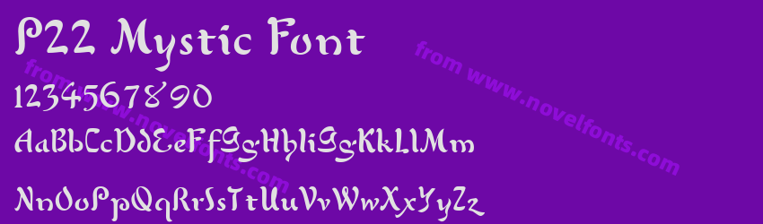 P22 Mystic FontPreview P22 Mystic FontPreview