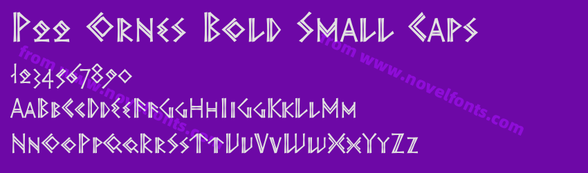 P22 Ornes Bold Small CapsPreview P22 Ornes Bold Small CapsPreview