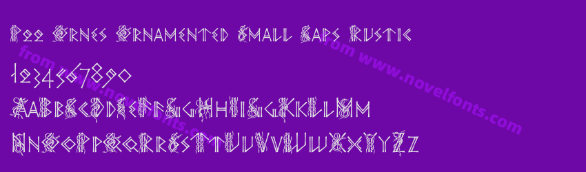 P22 Ornes Ornamented Small Caps RusticPreview P22 Ornes Ornamented Small Caps RusticPreview