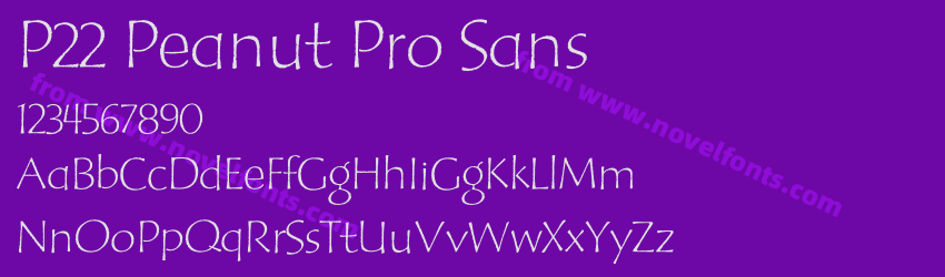 P22 Peanut Pro SansPreview P22 Peanut Pro SansPreview