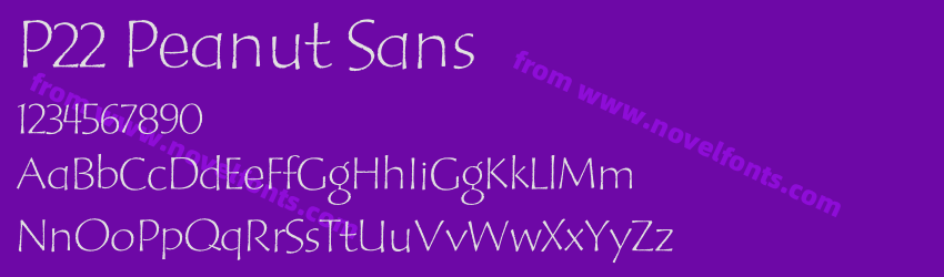 P22 Peanut SansPreview P22 Peanut SansPreview