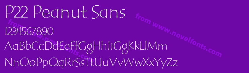 P22 Peanut SansPreview P22 Peanut SansPreview