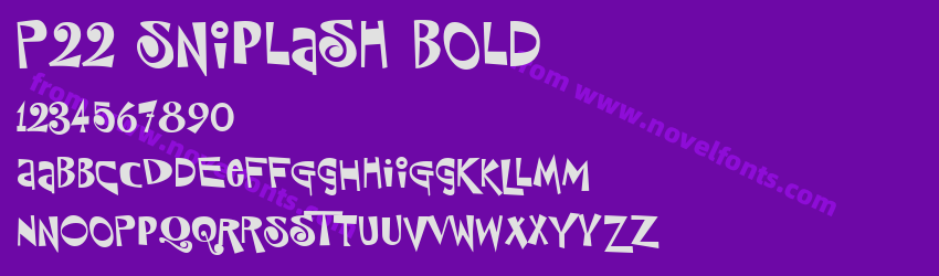 P22 Sniplash BoldPreview P22 Sniplash BoldPreview