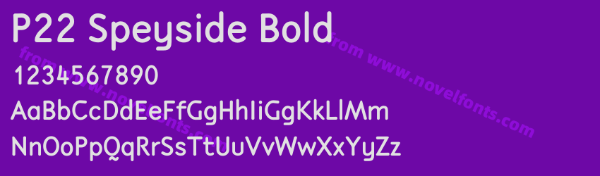 P22 Speyside BoldPreview P22 Speyside BoldPreview