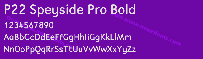 P22 Speyside Pro BoldPreview P22 Speyside Pro BoldPreview