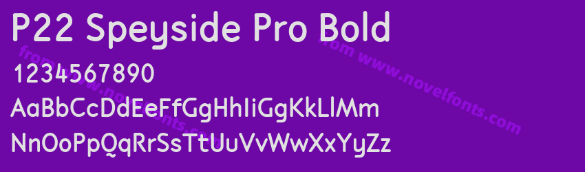 P22 Speyside Pro BoldPreview P22 Speyside Pro BoldPreview