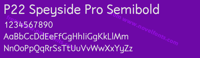 P22 Speyside Pro SemiboldPreview P22 Speyside Pro SemiboldPreview
