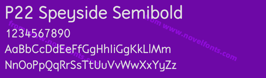 P22 Speyside SemiboldPreview P22 Speyside SemiboldPreview