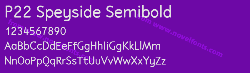 P22 Speyside SemiboldPreview P22 Speyside SemiboldPreview