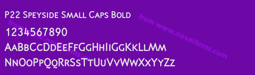 P22 Speyside Small Caps BoldPreview P22 Speyside Small Caps BoldPreview