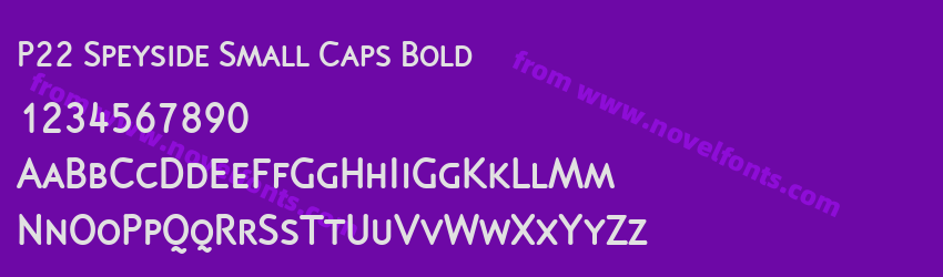 P22 Speyside Small Caps BoldPreview P22 Speyside Small Caps BoldPreview