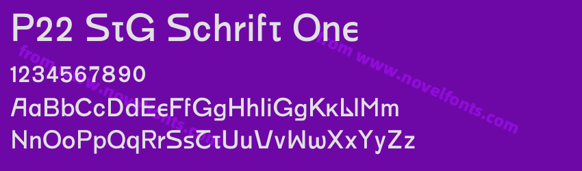 P22 StG Schrift OnePreview P22 StG Schrift OnePreview