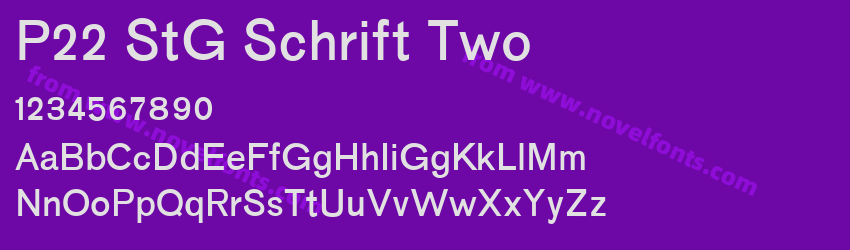 P22 StG Schrift TwoPreview P22 StG Schrift TwoPreview