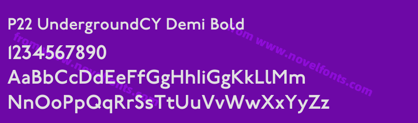 P22 UndergroundCY Demi BoldPreview P22 UndergroundCY Demi BoldPreview