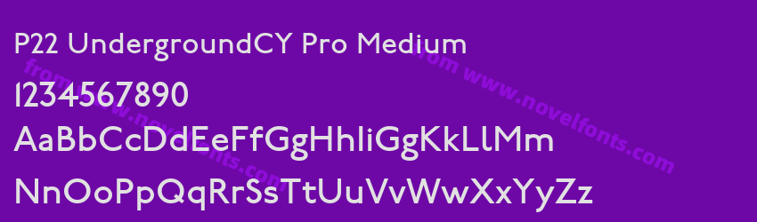 P22 UndergroundCY Pro MediumPreview P22 UndergroundCY Pro MediumPreview
