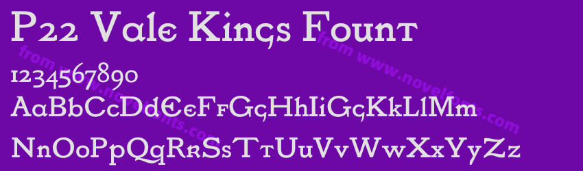 P22 Vale Kings FountPreview P22 Vale Kings FountPreview