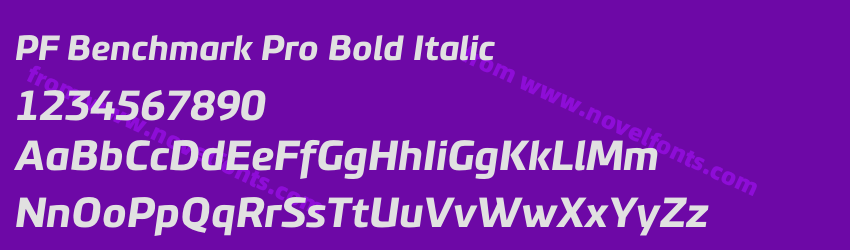 PF Benchmark Pro Bold ItalicPreview PF Benchmark Pro Bold ItalicPreview