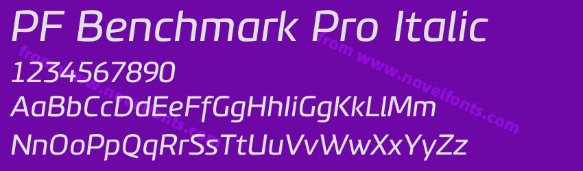 PF Benchmark Pro ItalicPreview PF Benchmark Pro ItalicPreview