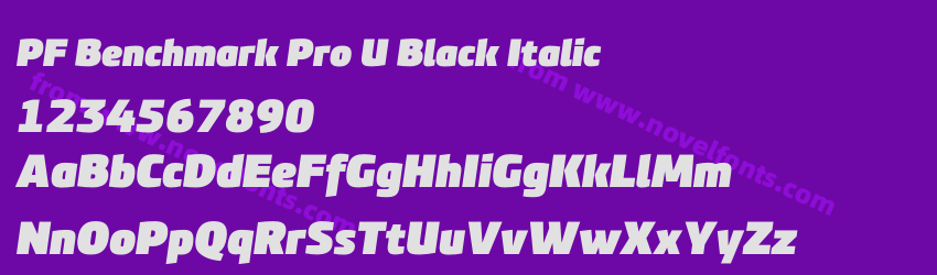 PF Benchmark Pro U Black ItalicPreview PF Benchmark Pro U Black ItalicPreview