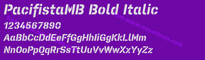 PacifistaMB Bold ItalicPreview PacifistaMB Bold ItalicPreview