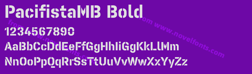 PacifistaMB BoldPreview PacifistaMB BoldPreview