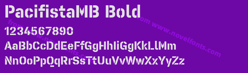 PacifistaMB BoldPreview PacifistaMB BoldPreview