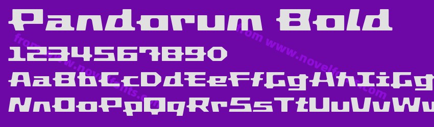Pandorum BoldPreview Pandorum BoldPreview