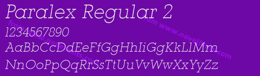 Paralex Regular 2Preview Paralex Regular 2Preview