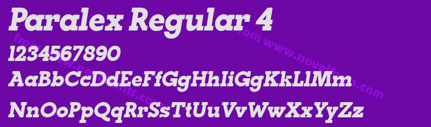 Paralex Regular 4Preview Paralex Regular 4Preview
