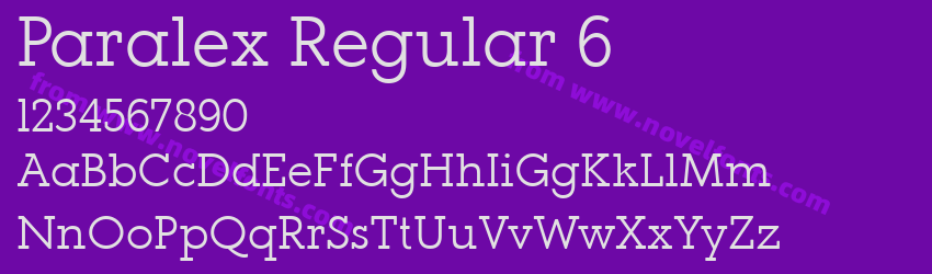 Paralex Regular 6Preview Paralex Regular 6Preview