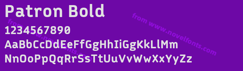 Patron BoldPreview Patron BoldPreview