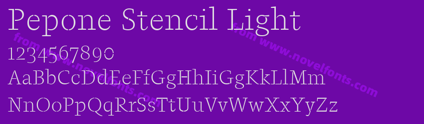 Pepone Stencil LightPreview Pepone Stencil LightPreview