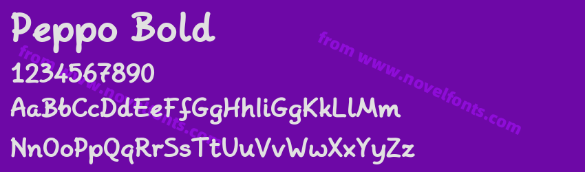 Peppo BoldPreview Peppo BoldPreview