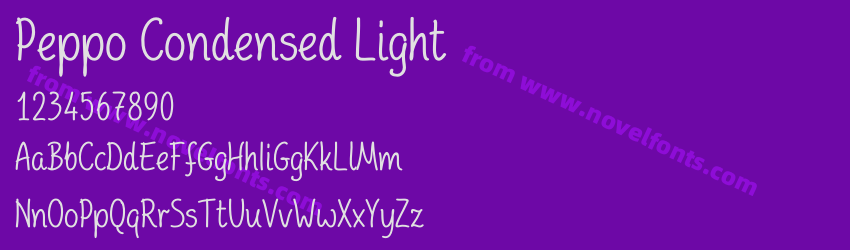 Peppo Condensed LightPreview Peppo Condensed LightPreview