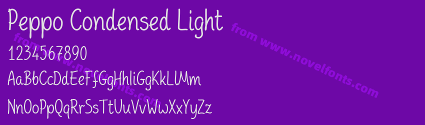 Peppo Condensed LightPreview Peppo Condensed LightPreview