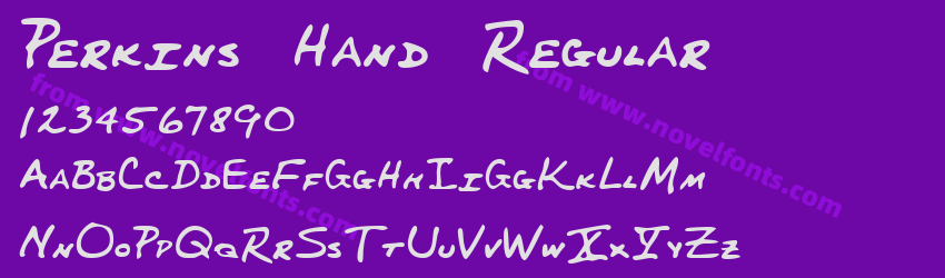 Perkins Hand RegularPreview