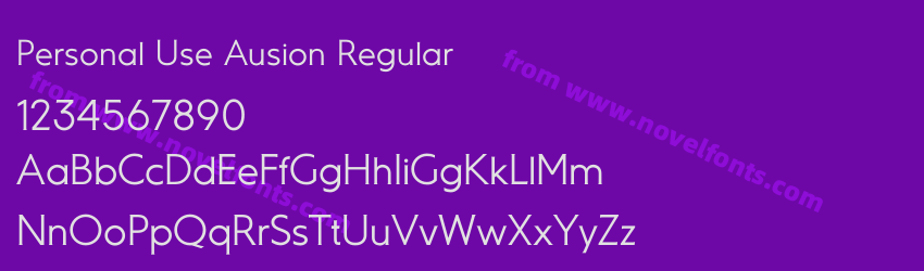 Personal Use Ausion RegularPreview