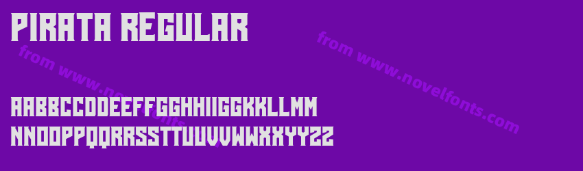 Pirata RegularPreview Pirata RegularPreview