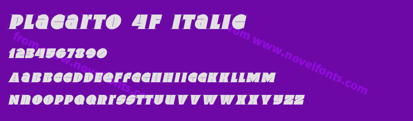 Placarto 4F ItalicPreview Placarto 4F ItalicPreview