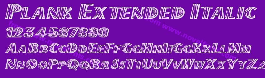 Plank Extended ItalicPreview Plank Extended ItalicPreview