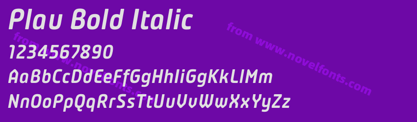 Plau Bold ItalicPreview Plau Bold ItalicPreview
